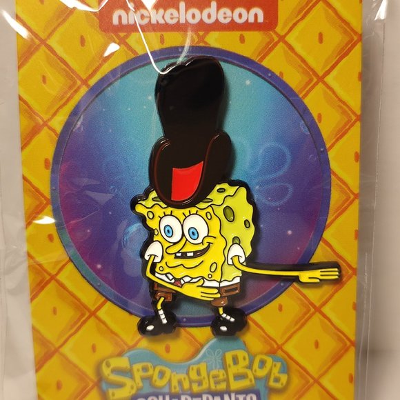 Spongebob Hitchhiking Dance Enamel Pin - Picture 1 of 3